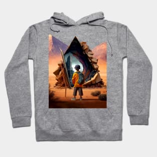 Wonderment a Time Travel Odyssey: A Journey to a Dystopian Future Hoodie